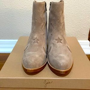 Joie Suede Western Booties